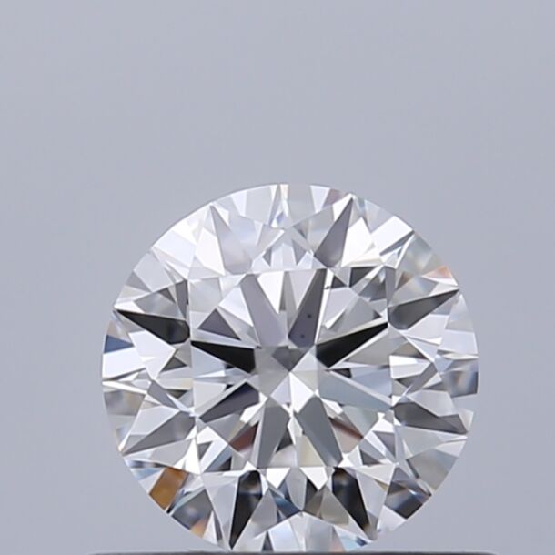 0.58 Karaat Natuurlijke Diamant met een Briljant vorm, Kleur D, Zuiverheid VS2