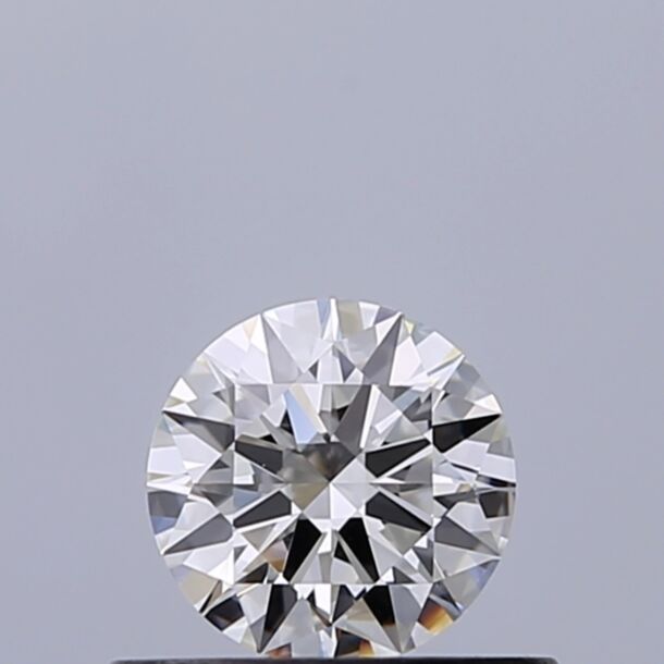 0.4 Carat Natural Diamond, Round Cut, Color H, Clarity VVS2