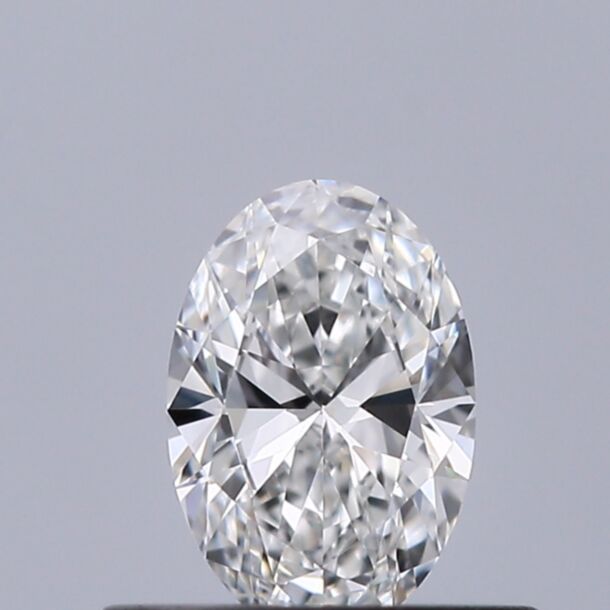 0.32 Karat Natürlicher Diamant Im Ovalschliff, Farbe F, Reinheit IF