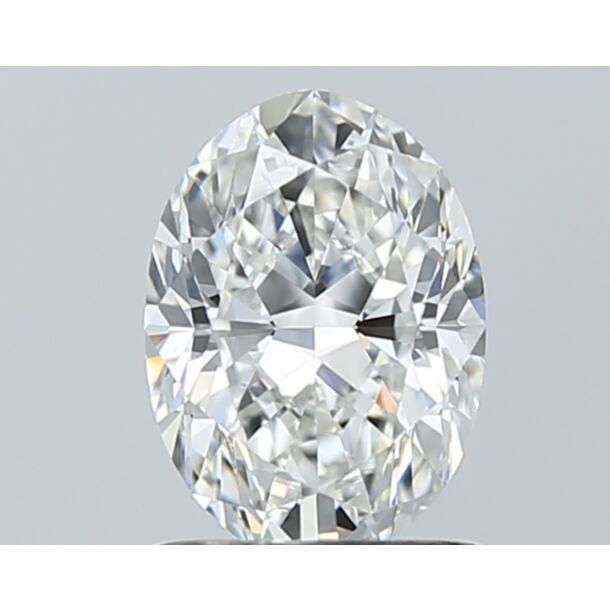 1.01 Carat Natural Diamond, Oval Cut, Color F, Clarity VS1