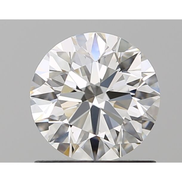 1.01 Carat Natural Diamond, Round Cut, Color H, Clarity VVS2