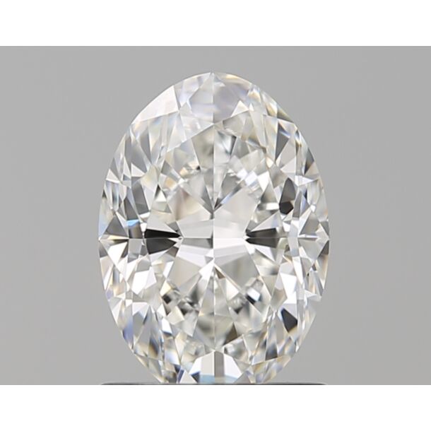 1.21 Carat Natural Diamond, Oval Cut, Color H, Clarity VS2