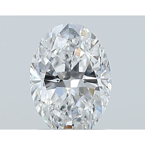 0.7 Karaat Natuurlijke Diamant met een Ovaal vorm, Kleur D, Zuiverheid SI1