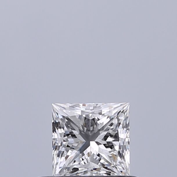 0.39 Carat Diamant Naturel de taille Princesse, Couleur E, Pureté VVS1