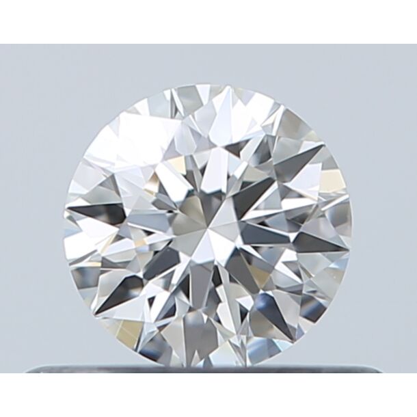 0.35 Carat Natural Diamond, Round Cut, Color F, Clarity VVS2
