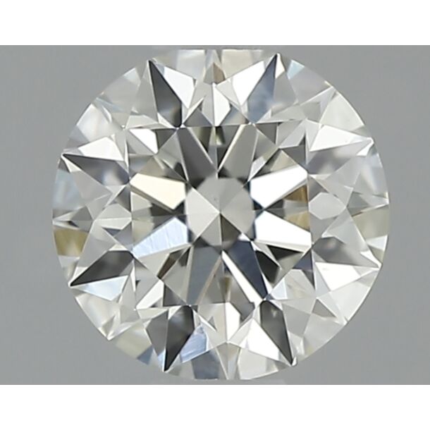 0.55 Carat Natural Diamond, Round Cut, Color I, Clarity VS2