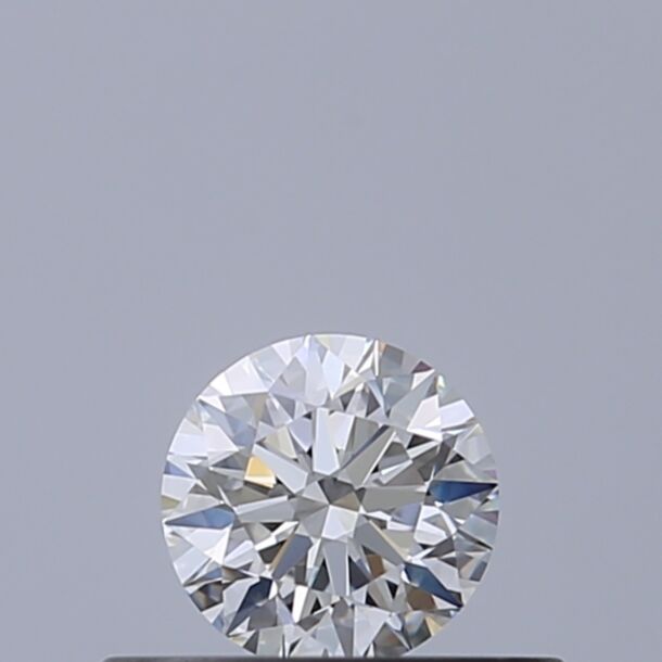 0.28 Carat Natural Diamond, Round Cut, Color F, Clarity IF