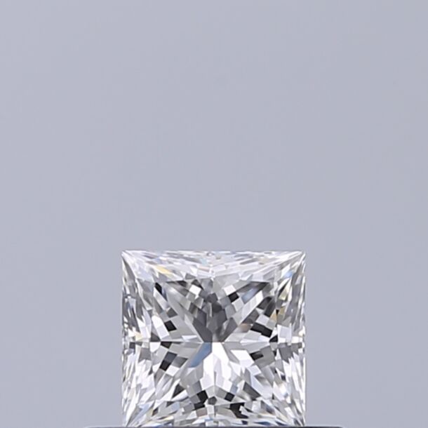 0.37 Carat Diamant Naturel de taille Princesse, Couleur E, Pureté VVS1