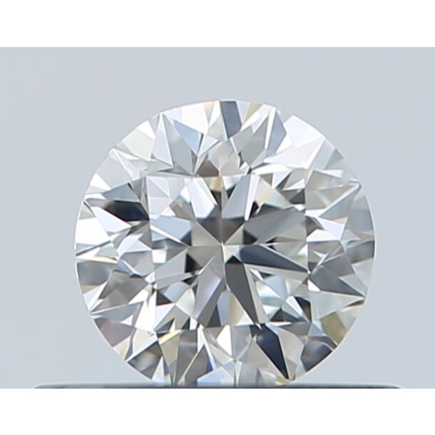0.4 Carat Natural Diamond, Round Cut, Color H, Clarity IF