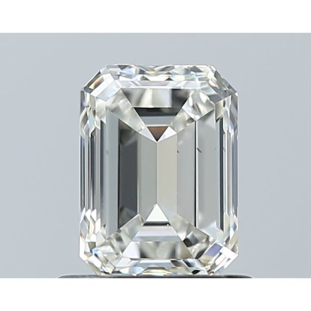 1 Karaat Natuurlijke Diamant met een Smaragd vorm, Kleur I, Zuiverheid SI1 1 Karaat Natuurlijke Diamant met een Smaragd vorm, Kleur I, Zuiverheid SI1