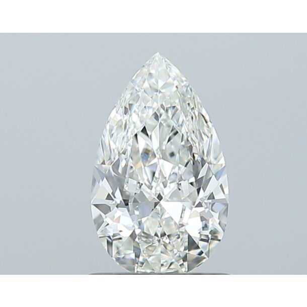 0.9 Carat Diamant Naturel de taille Poire, Couleur H, Pureté VS1