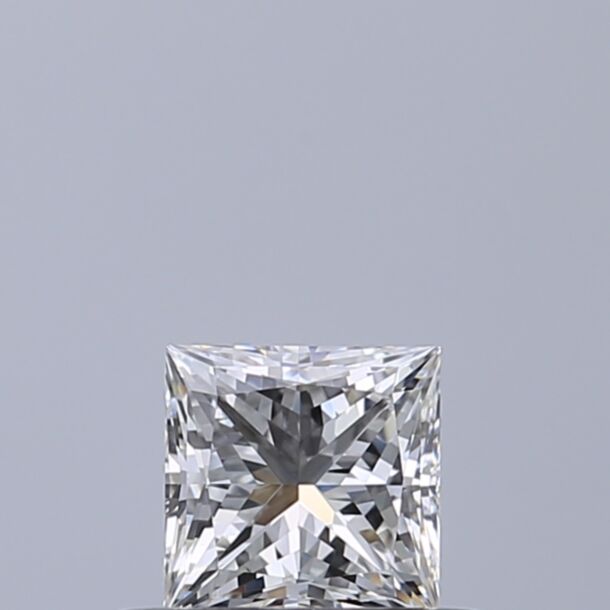0.37 Carat Diamant Naturel de taille Princesse, Couleur E, Pureté VVS1