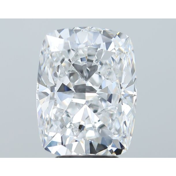 5.02 Karat Natürlicher Diamant Im Kissenschliff, Farbe D, Reinheit SI1