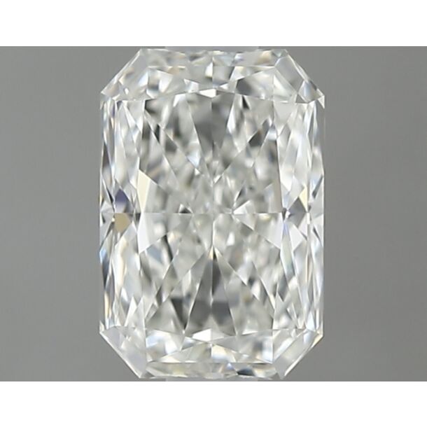 0.66 Carat Natural Diamond, Radiant Cut, Color I, Clarity VVS2