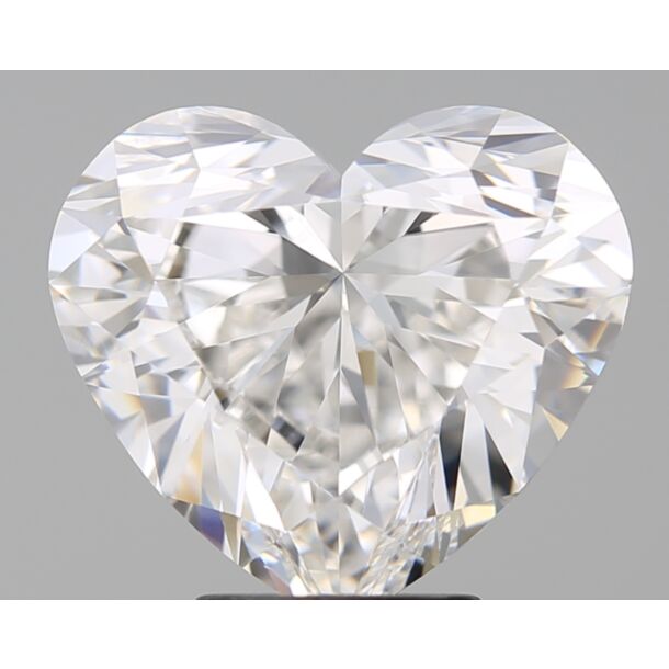 5.01 Karaat Natuurlijke Diamant met een Hart vorm, Kleur H, Zuiverheid VVS2