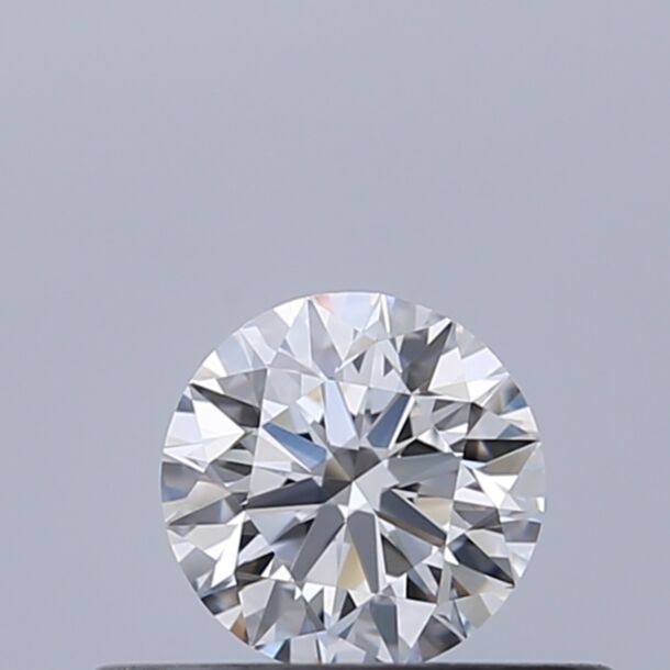 0.32 Carat Natural Diamond, Round Cut, Color F, Clarity IF