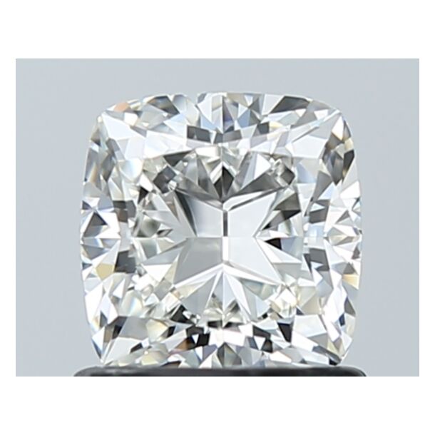 1 Carat Natural Diamond, Cushion Cut, Color I, Clarity VVS2