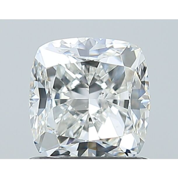 1 Carat Natural Diamond, Cushion Cut, Color H, Clarity VS2