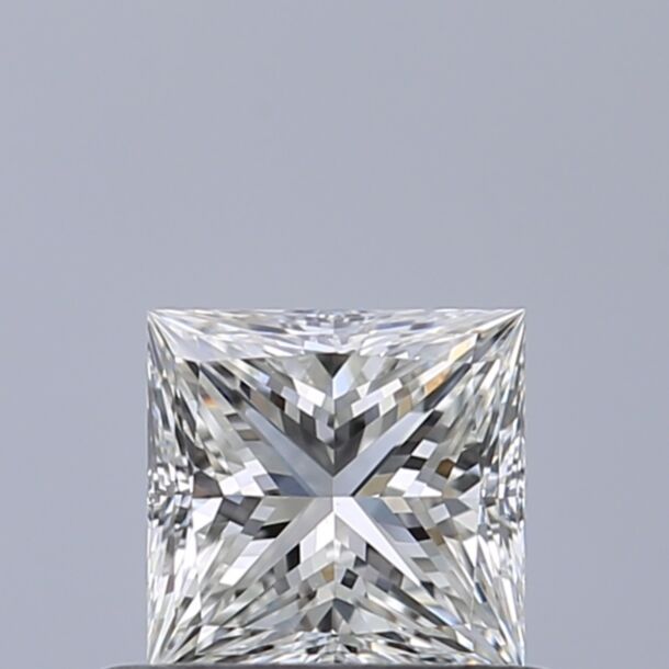 0.5 Karaat Natuurlijke Diamant met een Prinses vorm, Kleur H, Zuiverheid VVS2