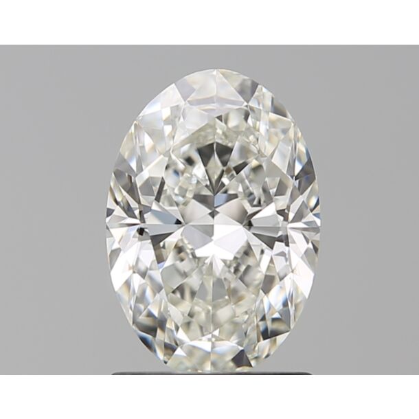 1.4 Carat Natural Diamond, Oval Cut, Color I, Clarity VVS2