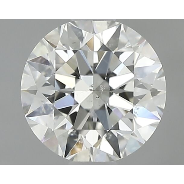 0.7 Carat Natural Diamond, Round Cut, Color H, Clarity SI1