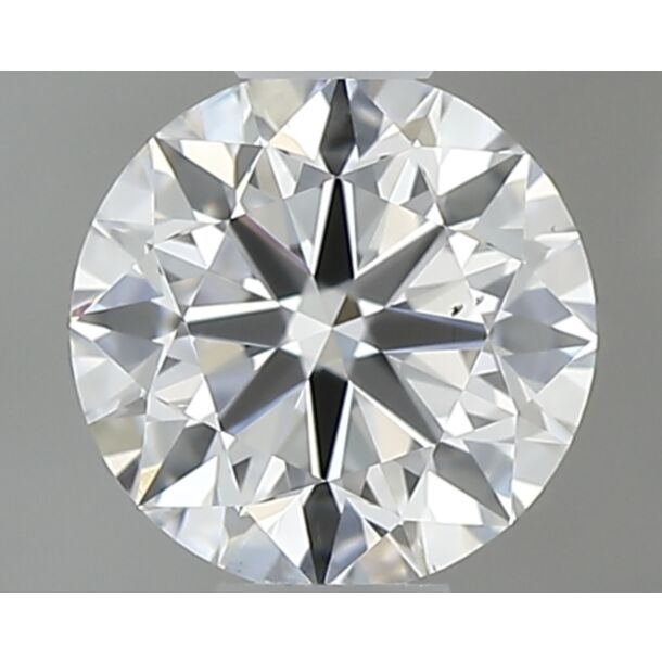 0.4 Carat Natural Diamond, Round Cut, Color D, Clarity VS2