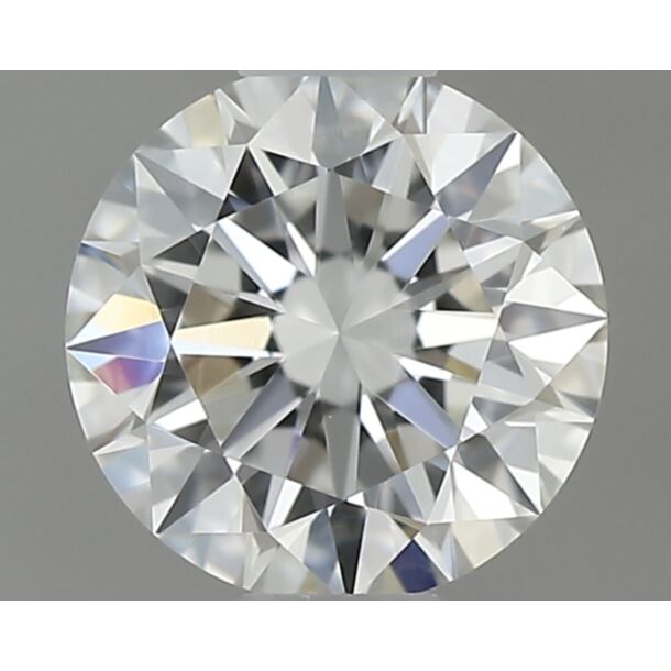 0.45 Carat Natural Diamond, Round Cut, Color H, Clarity VVS2