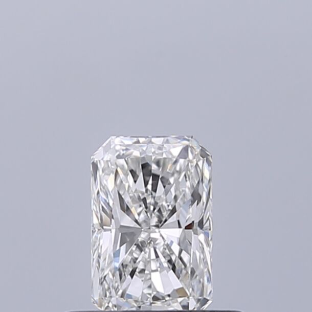 0.4 Carat Natural Diamond, Radiant Cut, Color E, Clarity IF
