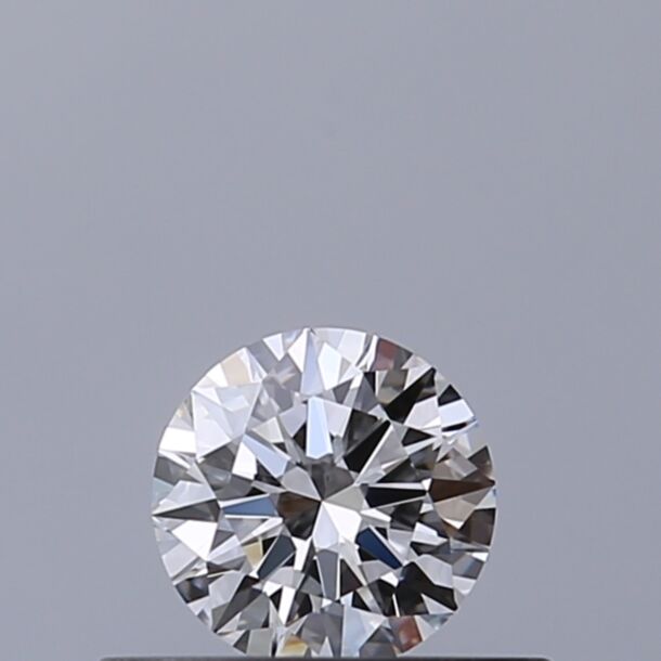 0.3 Carat Natural Diamond, Round Cut, Color E, Clarity VVS2