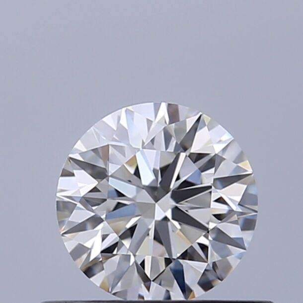0.5 Karaat Natuurlijke Diamant met een Briljant vorm, Kleur D, Zuiverheid VVS2