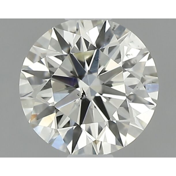 0.73 Carat Natural Diamond, Round Cut, Color I, Clarity SI1 0.73 Carat Natural Diamond, Round Cut, Color I, Clarity SI1