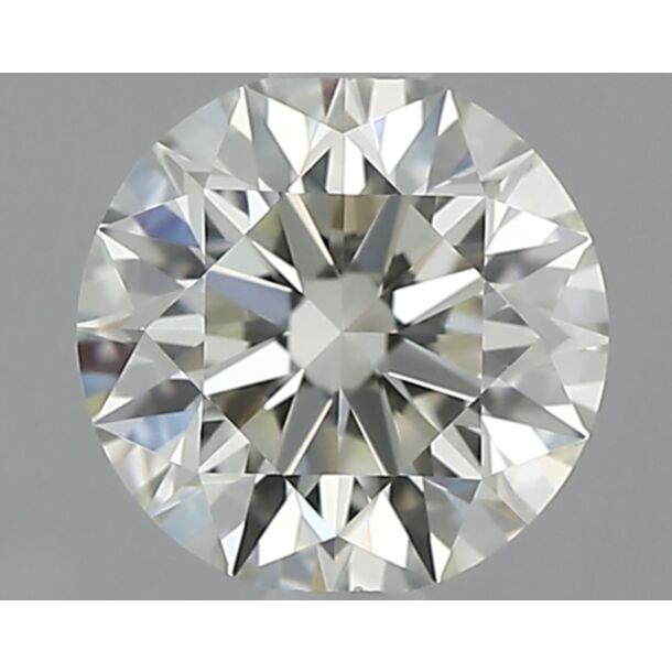 0.57 Carat Natural Diamond, Round Cut, Color I, Clarity IF