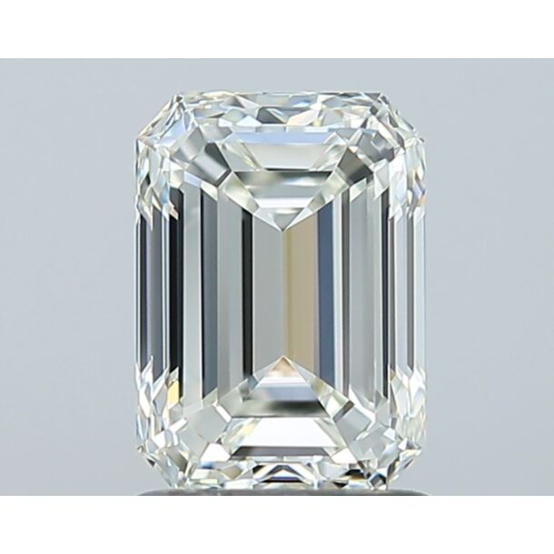 1.5 Carat Diamant Naturel de taille émeraude, Couleur I, Pureté VVS2