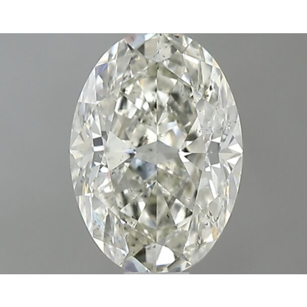 0.7 Carat Diamant Naturel de taille Oval, Couleur I, Pureté SI1