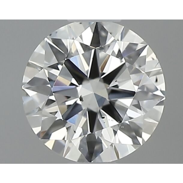 0.5 Carat Natural Diamond, Round Cut, Color I, Clarity SI1