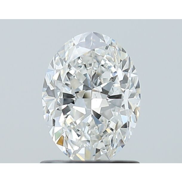 1.01 Carat Natural Diamond, Oval Cut, Color G, Clarity SI1