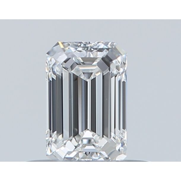 0.35 Karat Natürlicher Diamant Im Smaragdschliff, Farbe E, Reinheit IF