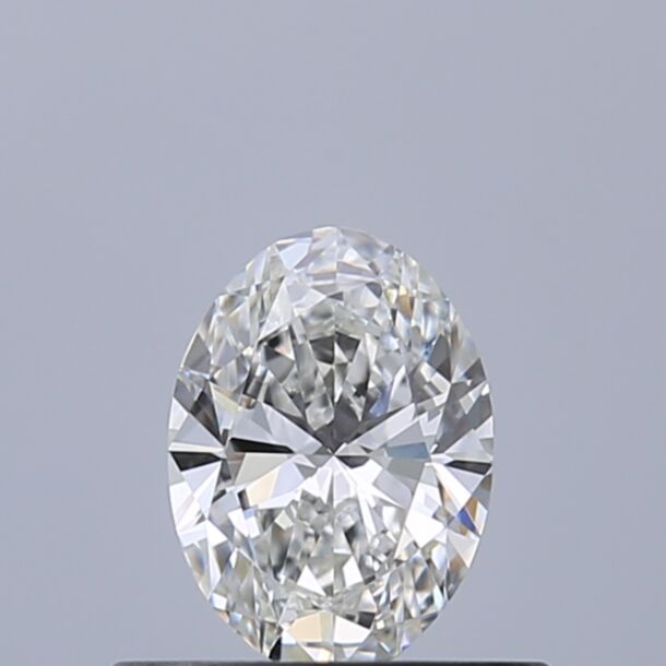 0.4 Carat Natural Diamond, Oval Cut, Color E, Clarity VVS1