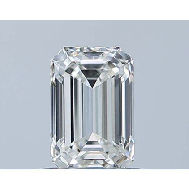 0.72 Karaat Natuurlijke Diamant met een Smaragd vorm, Kleur H, Zuiverheid VVS2