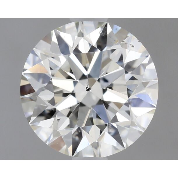 0.75 Carat Natural Diamond, Round Cut, Color I, Clarity SI1