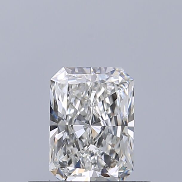 0.45 Carat Natural Diamond, Radiant Cut, Color F, Clarity VS1
