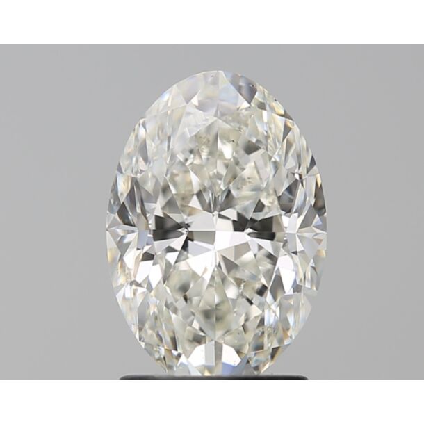 2.01 Karat Natürlicher Diamant Im Ovalschliff, Farbe I, Reinheit SI1