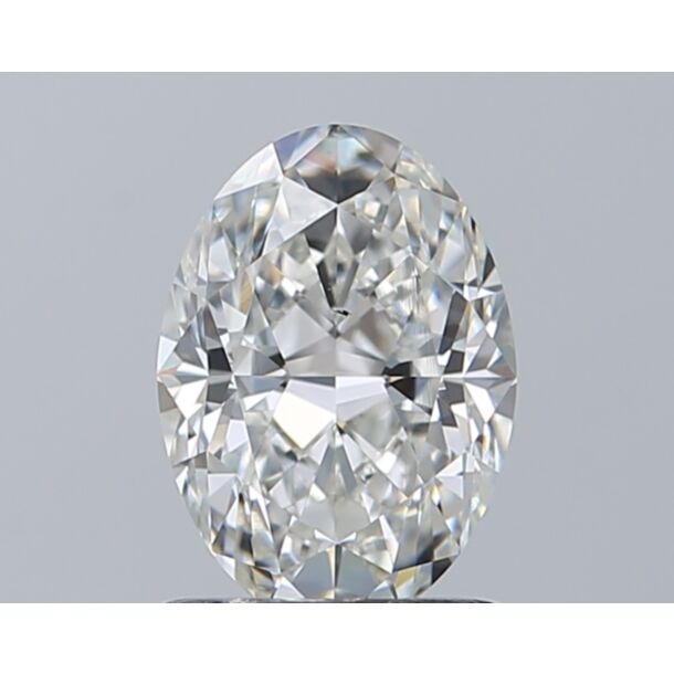 1.21 Carat Diamant Naturel de taille Oval, Couleur G, Pureté VS2