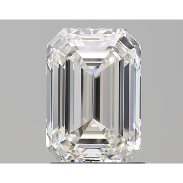 1.74 Karat Natürlicher Diamant Im Smaragdschliff, Farbe G, Reinheit IF