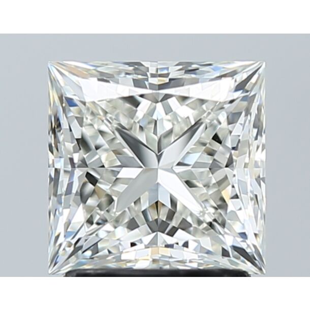 2.01 Karaat Natuurlijke Diamant met een Prinses vorm, Kleur I, Zuiverheid VS1