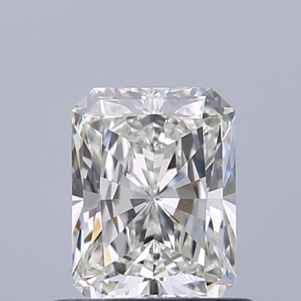 0.7 Carat Natural Diamond, Radiant Cut, Color I, Clarity IF