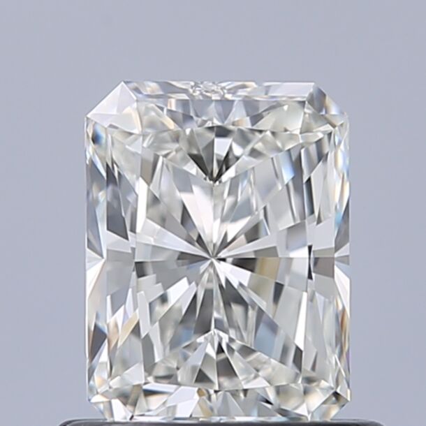 0.72 Karat Natürlicher Diamant Im Radiantschliff, Farbe I, Reinheit VVS1