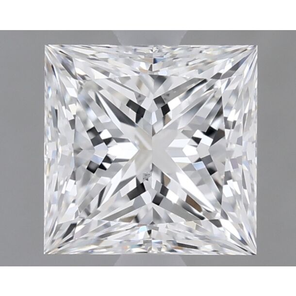 1.04 Carat Natural Diamond, Princess Cut, Color F, Clarity VS2