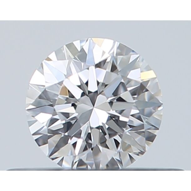 0.34 Carat Natural Diamond, Round Cut, Color D, Clarity VVS1