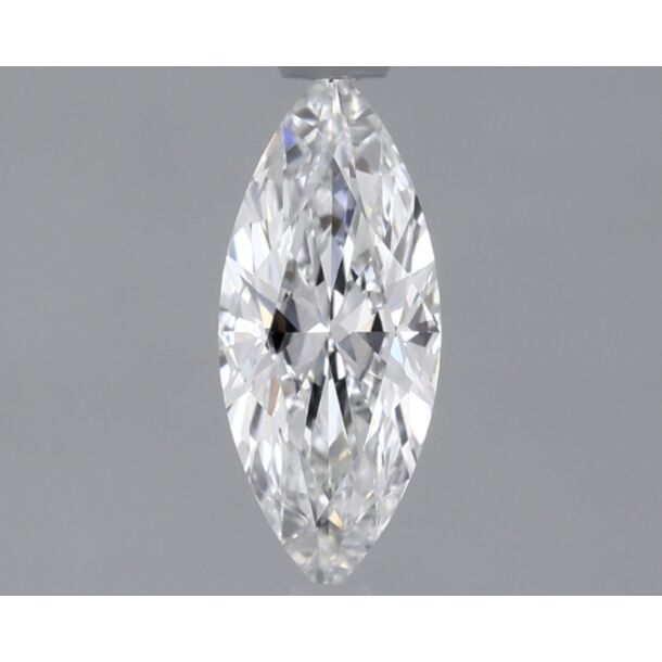 0.55 Carat Natural Diamond, Marquise Cut, Color F, Clarity IF